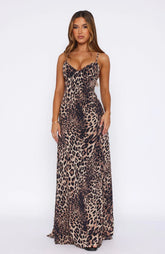 A Day In Nice Maxi Dress Leopard