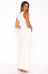 She's Back Maxi Dress Off White