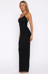 Late Night Love Maxi Dress Black